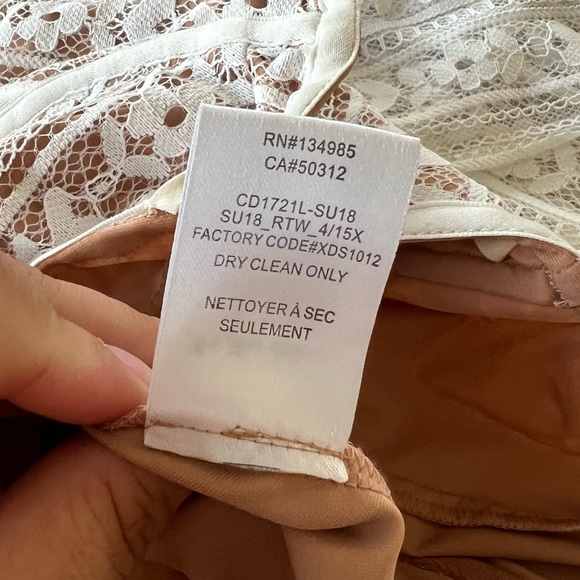 For Love and Lemons Dakota Lace Midi Dress in White - Picture 8 of 13